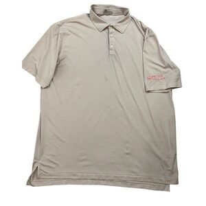 Peter Millar Men's Halford‎ Stripe Performance Pink White Polo Summer Comfort